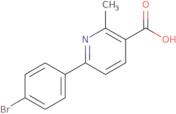 6-(4-Bromophenyl)-2-methylpyridine-3-carboxylic acid