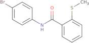 N-(4-Bromophenyl)-2-(methylsulfanyl)benzamide