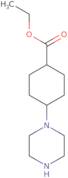 4-(Piperazin-1-yl)cyclohexanecarboxylic acid ethyl ester