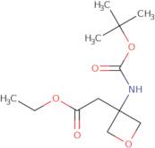 Ethyl 2-(3-((tert-butoxycarbonyl)amino)oxetan-3-yl)acetate