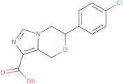 6-(4-Chlorophenyl)-6,8-dihydro-5H-imidazo[5,1-c][1,4]oxazine-1-carboxylic acid