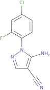 5-Amino-1-(4-chloro-2-fluorophenyl)-1H-pyrazole-4-carbonitrile