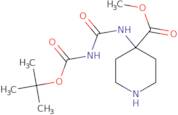 Methyl 4-(3-(tert-butoxycarbonyl)ureido)piperidine-4-carboxylate