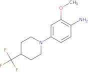 2-Methoxy-4-[4-(trifluoromethyl)piperidin-1-yl]aniline