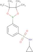 N-Cyclopropyl-3-(4,4,5,5-tetramethyl-1,3,2-dioxaborolan-2-yl)benzene-1-sulfonamide
