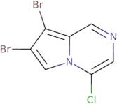 7,8-Dibromo-4-chloropyrrolo[1,2-a]pyrazine