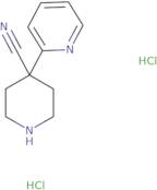 4-(Pyridin-2-yl)piperidine-4-carbonitrile dihydrochloride