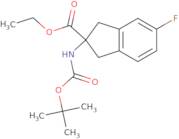 ethyl 2-(boc-amino)-5-fluoro-2,3-dihydro-1h-indene-2-carboxylate