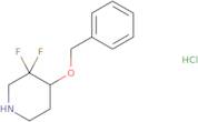 4-(benzyloxy)-3,3-difluoropiperidine hydrochloride