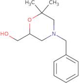 (4-Benzyl-6,6-dimethylmorpholin-2-yl)methanol