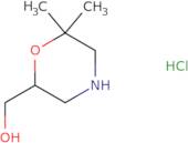 [(2S)-6,6-Dimethylmorpholin-2-yl]methanol hydrochloride