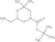tert-Butyl (6S)-6-(aminomethyl)-2,2-dimethylmorpholine-4-carboxylate