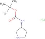 tert-butyl N-[(3R)-pyrrolidin-3-yl]carbamate hydrochloride