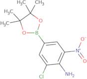 2-Chloro-6-nitro-4-(4,4,5,5-tetramethyl-1,3,2-dioxaborolan-2-yl)aniline