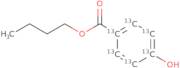 Butyl 4-hydroxybenzoate-ring-13C6 solution