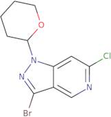 3-Bromo-6-chloro-1-(tetrahydro-2H-pyran-2-yl)-1H-pyrazolo[4,3-c]pyridine