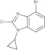 4-Bromo-2-chloro-1-cyclopropyl-1H-1,3-benzodiazole