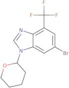 6-Bromo-1-(tetrahydro-2H-pyran-2-yl)-4-(trifluoromethyl)-1H-benzo[D]imidazole