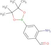 2-Amino-4-(4,4,5,5-tetramethyl-1,3,2-dioxaborolan-2-yl)benzaldehyde