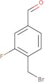 4-(Bromomethyl)-3-fluorobenzaldehyde