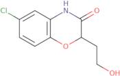 6-Chloro-2-(2-hydroxyethyl)-3,4-dihydro-2H-1,4-benzoxazin-3-one