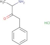 3-Amino-1-phenylbutan-2-one hydrochloride