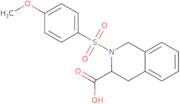 2-(4-Methoxybenzenesulfonyl)-1,2,3,4-tetrahydroisoquinoline-3-carboxylic acid