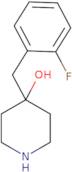 4-[(2-Fluorophenyl)methyl]piperidin-4-ol