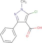 5-Chloro-1-methyl-3-phenyl-1H-pyrazole-4-carboxylic acid