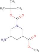 1-o-tert-Butyl 3-o-methyl (3R,5S)-5-aminopiperidine-1,3-dicarboxylate