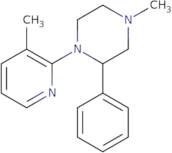 4-Methyl-1-(3-methyl-2-pyridinyl)-2-phenylpiperazine