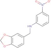 N-(3,4-methylenedioxybenzyl)-3-nitroaniline