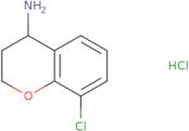 8-Chloro-3,4-dihydro-2H-1-benzopyran-4-amine hydrochloride