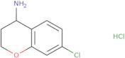 7-Chloro-3,4-dihydro-2H-1-benzopyran-4-amine hydrochloride