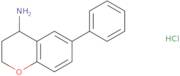 6-Phenyl-3,4-dihydro-2H-1-benzopyran-4-amine hydrochloride