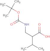 (2R)-2-({[(tert-Butoxy)carbonyl]amino}methyl)-3-methylbutanoic acid