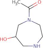 1-(6-Hydroxy-1,4-diazepan-1-yl)ethan-1-one