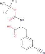 2-{[(tert-butoxy)carbonyl]amino}-3-(3-cyanophenyl)propanoic acid