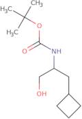 tert-butyl [2-cyclobutyl-1-(hydroxymethyl)ethyl]carbamate