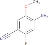 4-Amino-2-fluoro-5-methoxybenzonitrile