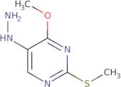 5-Hydrazinyl-4-methoxy-2-(methylsulfanyl)pyrimidine