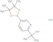 2-(5-(4,4,5,5-Tetramethyl-1,3,2-dioxaborolan-2-yl)pyridin-2-yl)propan-2-ol hydrochloride