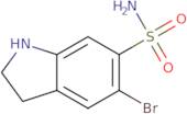 5-Bromo-2,3-dihydro-1H-indole-6-sulfonamide