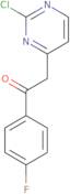 2-(2-Chloropyrimidin-4-yl)-1-(4-fluorophenyl)ethanone