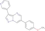 6-(4-Methoxyphenyl)-3-(pyridin-3-yl)pyrazolo[1,5-a]pyrimidine