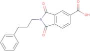 1,3-Dioxo-2-(3-phenylpropyl)-2,3-dihydro-1H-isoindole-5-carboxylic acid