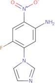 4-Fluoro-5-(1H-imidazol-1-yl)-2-nitroaniline