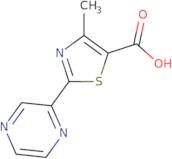 4-Methyl-2-(2-pyrazinyl)-1,3-thiazole-5-carboxylic acid