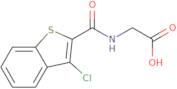 2-[(3-Chloro-1-benzothiophen-2-yl)formamido]acetic acid