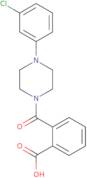 2-[4-(3-Chlorophenyl)piperazine-1-carbonyl]benzoic acid
